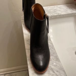 Beautiful black coach booties